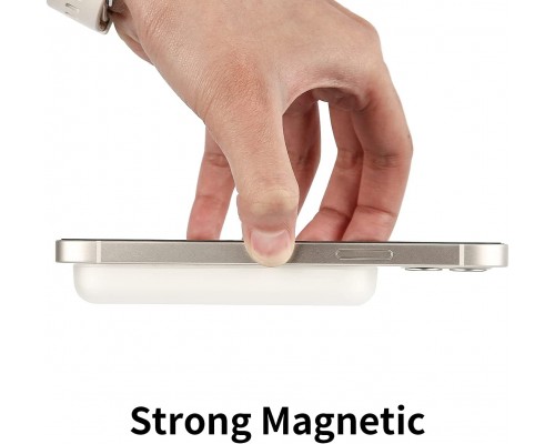 Повербанк с беспроводной зарядкой MAGSAFE 5000 mAh