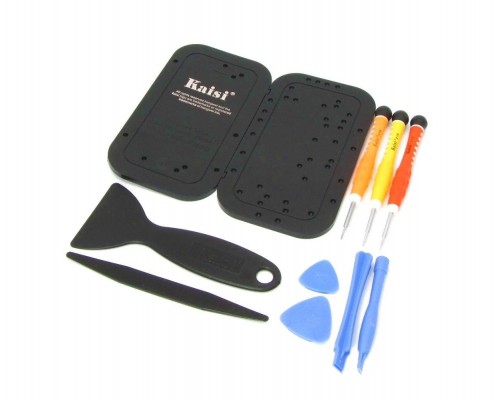 Набор инструментов Kaisi 3689 для разборки iPhone 5 (подставка для винтов iPhone 5, 3 отвёртки, 4 шпателька, 2 медиатора)