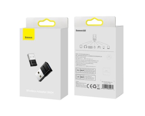 Адаптер Bluetooth Baseus Wireless Adapter BA04 Black ZJBA000001