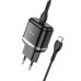 Адаптер Сетевой HOCO Victorious single port charger N24 |1Type-C, 20W/3A, PD/QC| black