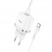 Адаптер Сетевой HOCO Victorious single port charger N24 |1Type-C, 20W/3A, PD/QC| white