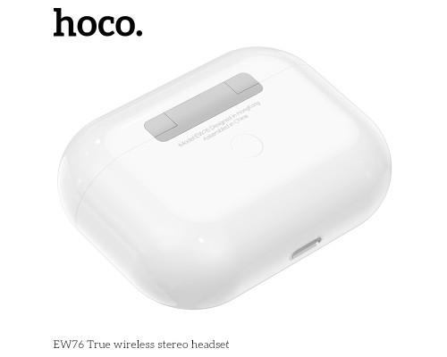 Беспроводные TWS наушники Hoco EW76 |BT5.4, 300/30mAh, 150/4h, Type-C, AC6983| вкладыши white