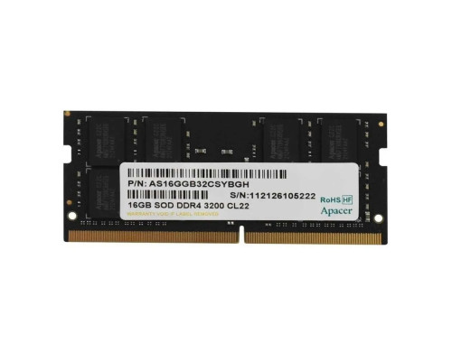 DDR4 Apacer 16GB 3200MHz CL22 1024x8 SODIMM