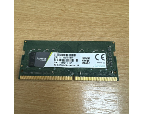 DDR4 Apacer 8GB 2666MHz CL19 1024x8 DIMM