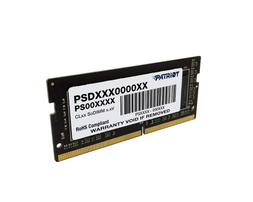 DDR4 Patriot SL 16GB 2666MHz CL19 1X8 SODIMM