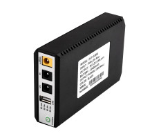 ИБП (UPS) DC 18W 10400mAh для роутера/терминала/камеры и др. |DCP-018W / 5V / 9V / 12V / USB / LED | Black (БЕЗ БЛОКА ПИТАНИЯ)