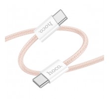 Кабель Hoco X104 Type-C to Type-C PD 60W 2m pink