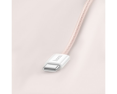 Кабель Hoco X104 Type-C to Type-C PD 60W 2m pink