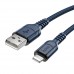 Кабель Hoco X59 USB to Lightning 2m blue