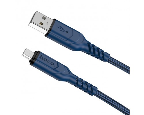 Кабель Hoco X59 USB to MicroUSB 2m blue