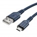 Кабель Hoco X59 USB to MicroUSB 2m blue