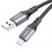 Кабель Hoco X92 USB to MicroUSB 3m black