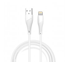 Кабель WUW-X196 USB Lightning 2,4A white