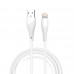 Кабель WUW-X196 USB Lightning 2,4A white