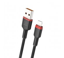 Кабель WUW-X203 USB Lightning 2,4А black