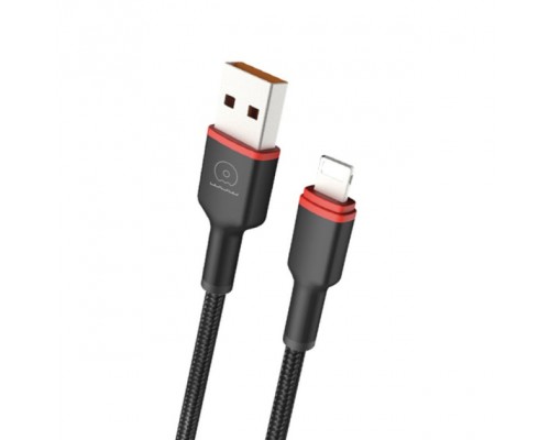 Кабель WUW-X203 USB Lightning 2,4А black