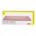 Клавиатура Baseus K01A Wireless Tri-Mode Keyboard |2.4G/BT1+BT2, 2xAAA Battery| pink