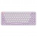 Клавиатура Baseus K01A Wireless Tri-Mode Keyboard |2.4G/BT1+BT2, 2xAAA Battery| purple