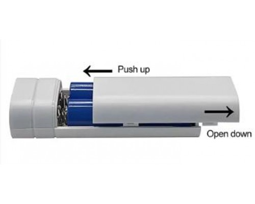 Корпус повербанка под АКБ 2x18650, 5V 2A, до 6000mAh, USB, Type-C, фонарик, Bkack