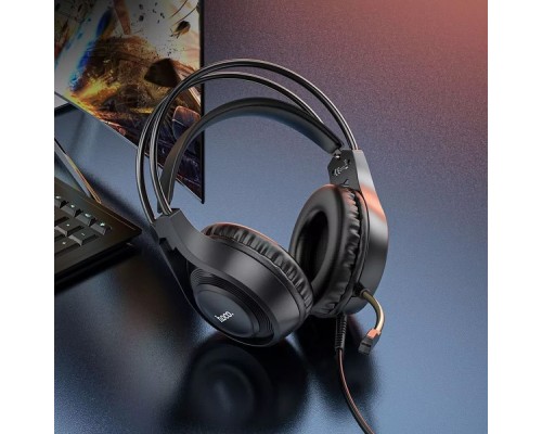 Наушники HOCO W106 Tiger gaming headset Black