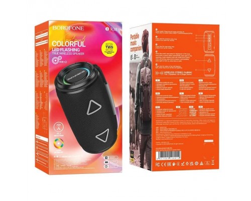 Портативная Bluetooth колонка Borofone BR38 black