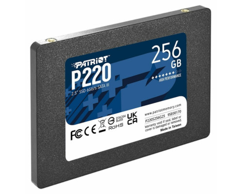 SSD Patriot P220 256GB 2.5" 7mm SATAIII