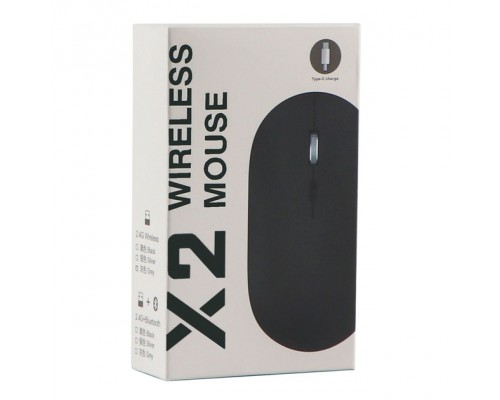 Wireless Мышь TWolf X2 Rechargeable 2.4G Черный