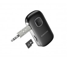 Автомобильный Bluetooth адаптер (FM модулятор) BOROFONE BC42 (BT5.0, TF-карта, AUX, 200mAh) black
