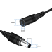 Кабель удлинитель 5м для питания роутера, 12В DC12V Power Extension Cable 5.5*2.1мм папа-мама Male-Female 500cm Black