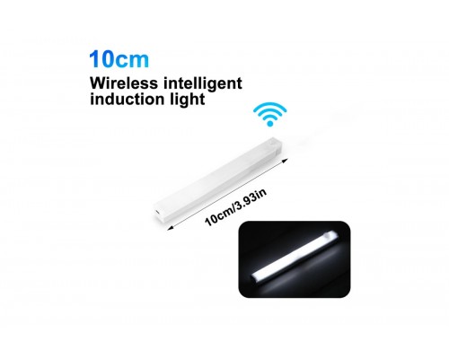 LED светильник/ночник 10cm сенсорный, портативный, White | USB Type-C, 6LEDs, 0.1m, Теплый свет, магнитное крепление | 2 режима | Для кухни, гардероба, спальни, коридора