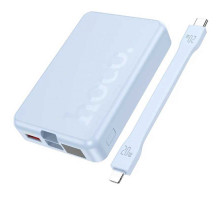 Power bank Hoco Q24 10000mAh 22.5W PD 20W магнітний з функцією бездротової зарядки blue