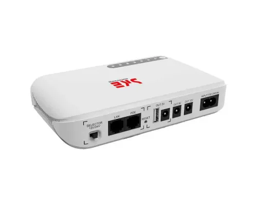 ДБЖ (UPS) SKE POE-632E DC 17W 8800mah для роутера/терміналу/камери |5/9/12v, USB, LAN, POE| White