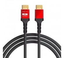 Кабель HDMI 2.1|8K 60HZ, 4K 144HZ, 48Gbps, HDR, eARC| 2М, Black-Red