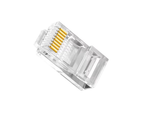 Коннектор RJ45 Cat6 прозрачный