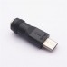 Адаптер DC (F) 5.5x2.1-2.5mm to USB Type-C (M) 36mm, 4g, DC(Для роутера и устройств DC) ADCFCM36K black