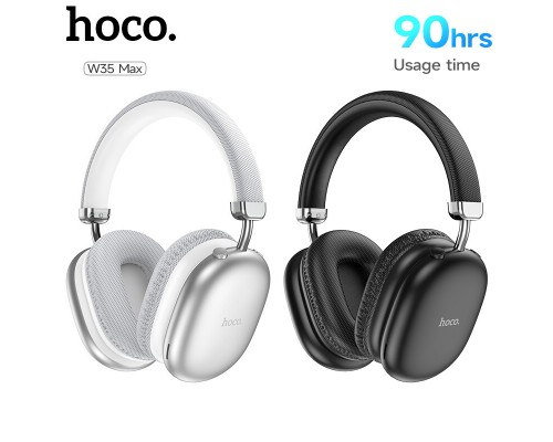 Навушники HOCO W35 Max |BT5.3/AUX/TF, 90h| silver