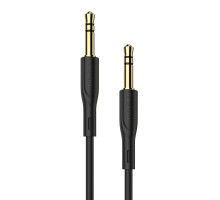 AUX кабель Borofone BL1 Jack 3.5 to Jack 3.5 1m чорний