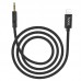 AUX кабель Hoco UPA13 Lightning to Jack 3.5 1m чорний