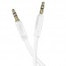 AUX кабель Hoco UPA16 Jack 3.5 to Jack 3.5 2m білий
