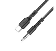 AUX кабель Hoco UPA17 Type-C to Jack 3.5 1m чорний