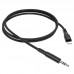 AUX кабель Hoco UPA18 Lightning to Jack 3.5 1m чорний