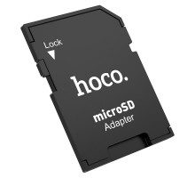 Адаптер переходник Hoco HB22 картридер TF to SD черный