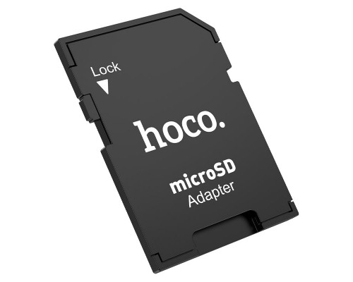Адаптер перехідник Hoco HB22 картридер TF to SD чорний