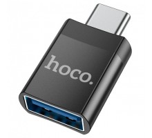 Адаптер перехідник Hoco UA17 Type-C to USB 3.0 (F) чорний