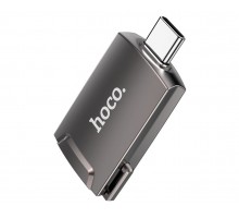 Адаптер перехідник Hoco UA19 4K Type-C to HDMI (F) чорний