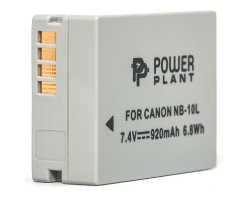 Аккумулятор PowerPlant Canon NB-10L 920mAh