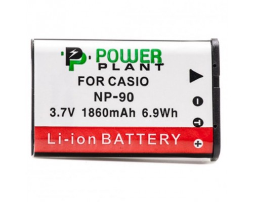 Акумулятор PowerPlant Casio NP-90 1860mAh