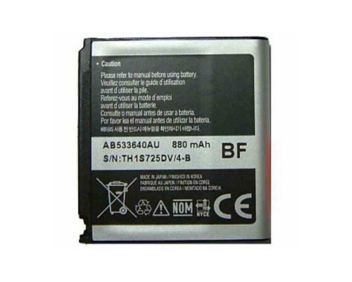 Акумулятор Samsung F330, S3600, C3310, S5320, S5520 та ін. (AB533640AE/AU/CU) [Original] 12 міс. гарантії