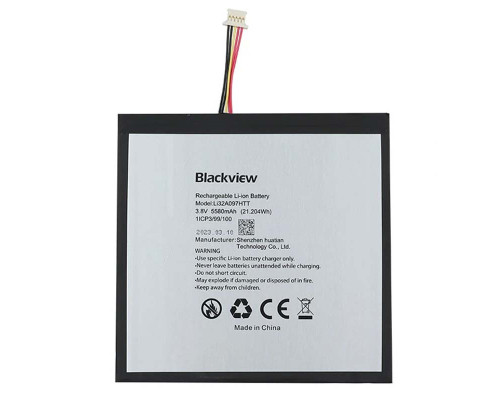 Аккумулятор для Blackview Tab 5 / Tab 6 / Li32A097HTT / 5580 mAh [Original PRC] 12 мес. гарантии