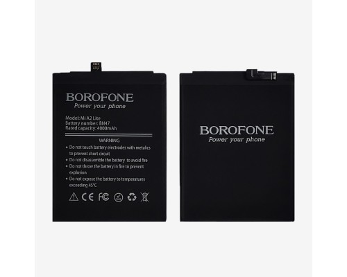 Акумулятор Borofone BN47 для Xiaomi Redmi 6 Pro/Mi A2 Lite